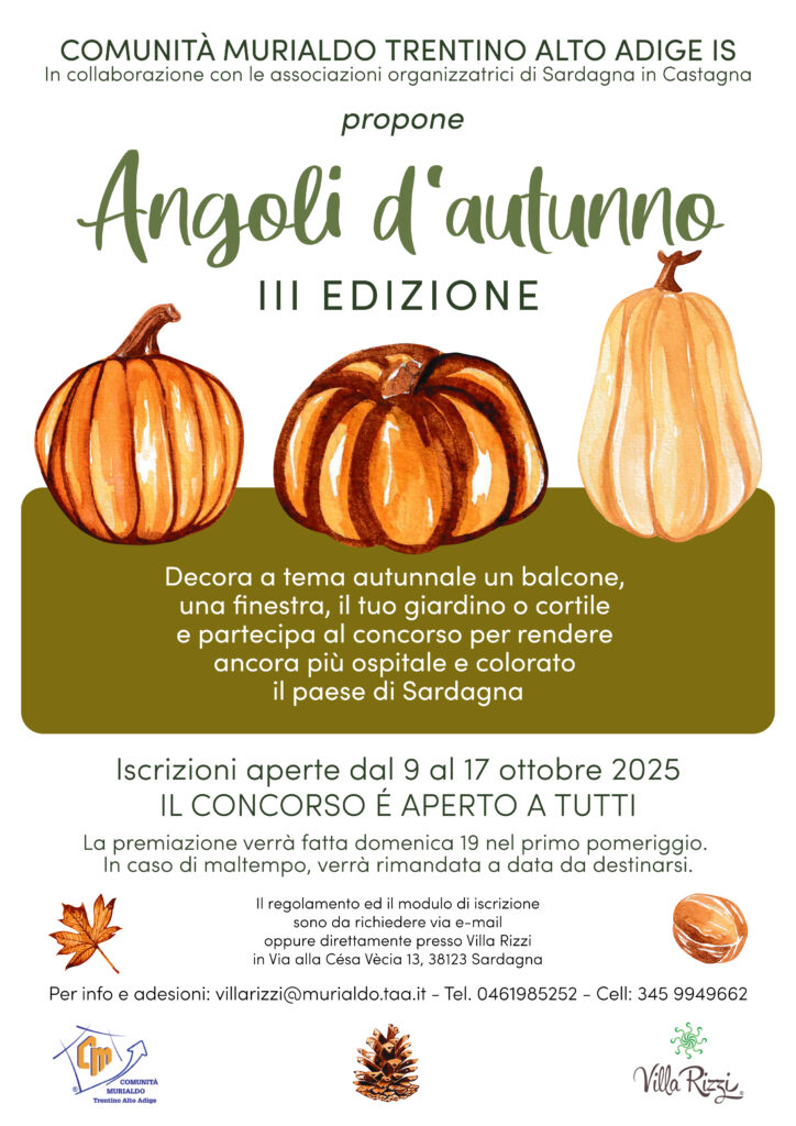 Sardagna in castagna 2025 villa rizzi