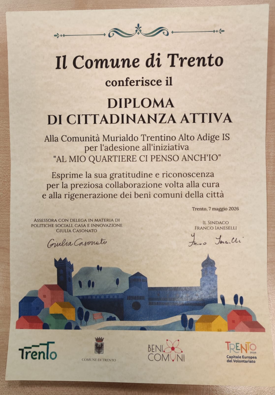 AL MIO QUARTIERE CI PENSO ANCH’IO!