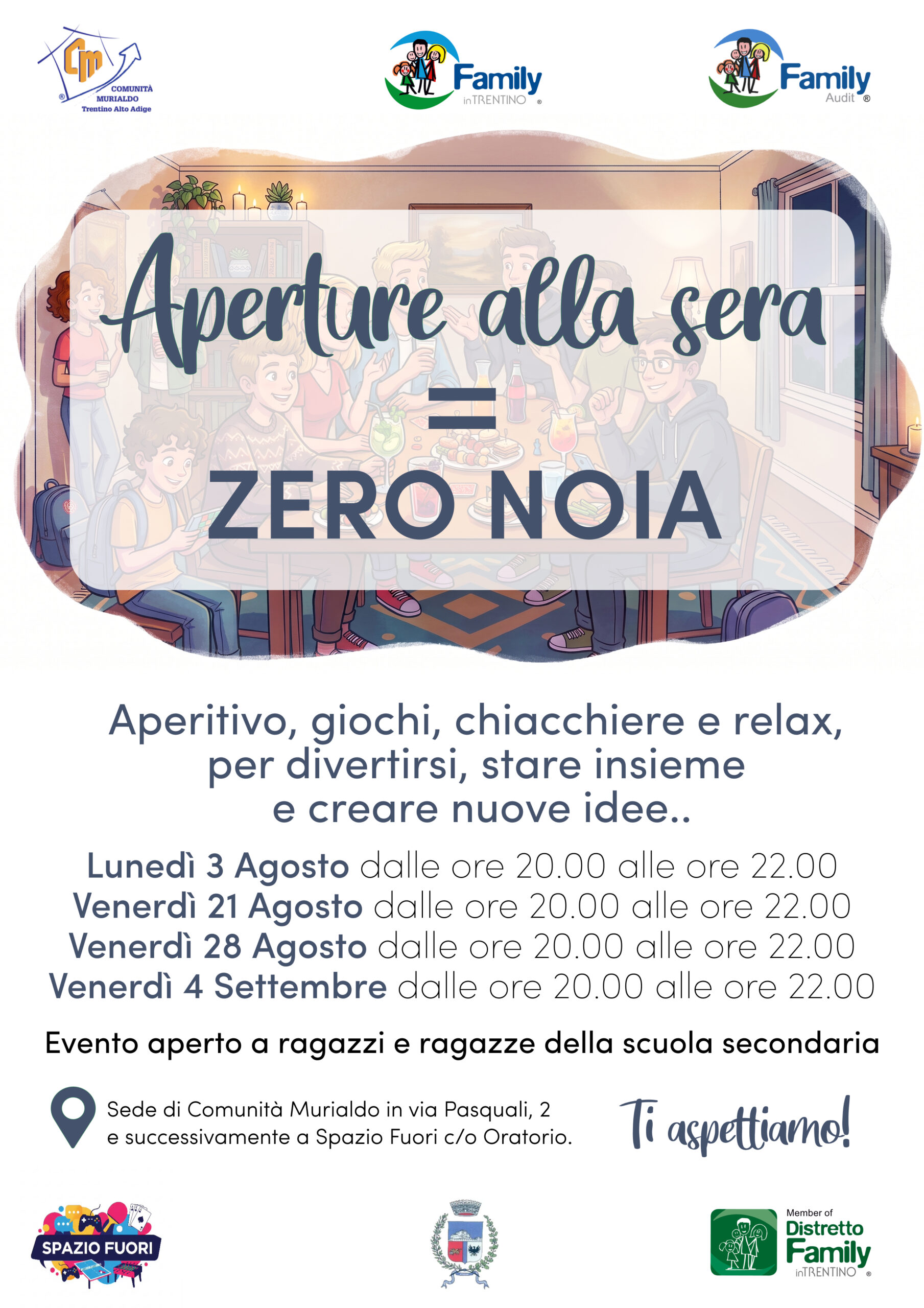 Aperture alla sera zero noia Calliano