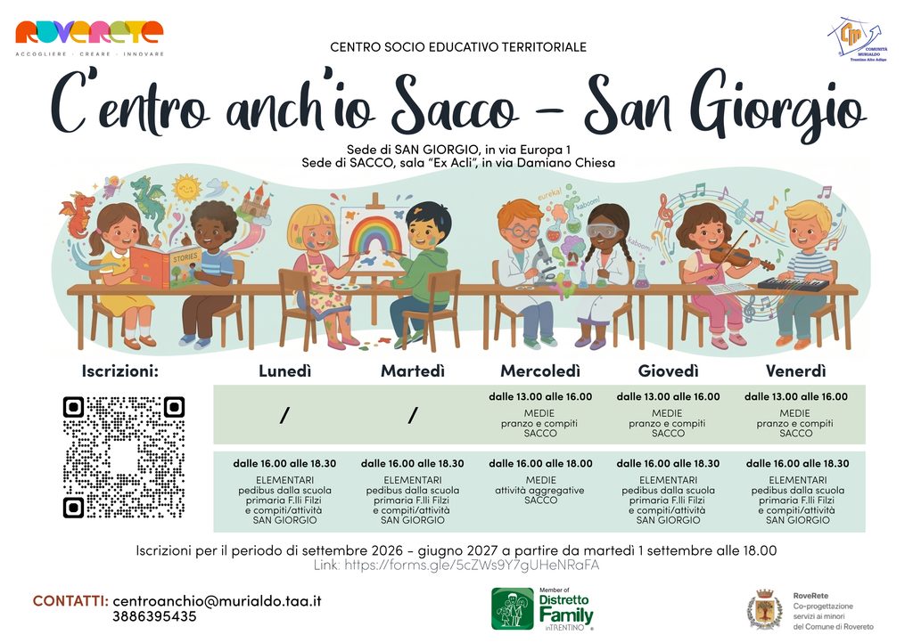 C’ENTRO ANCH’IO Sacco San giorgio