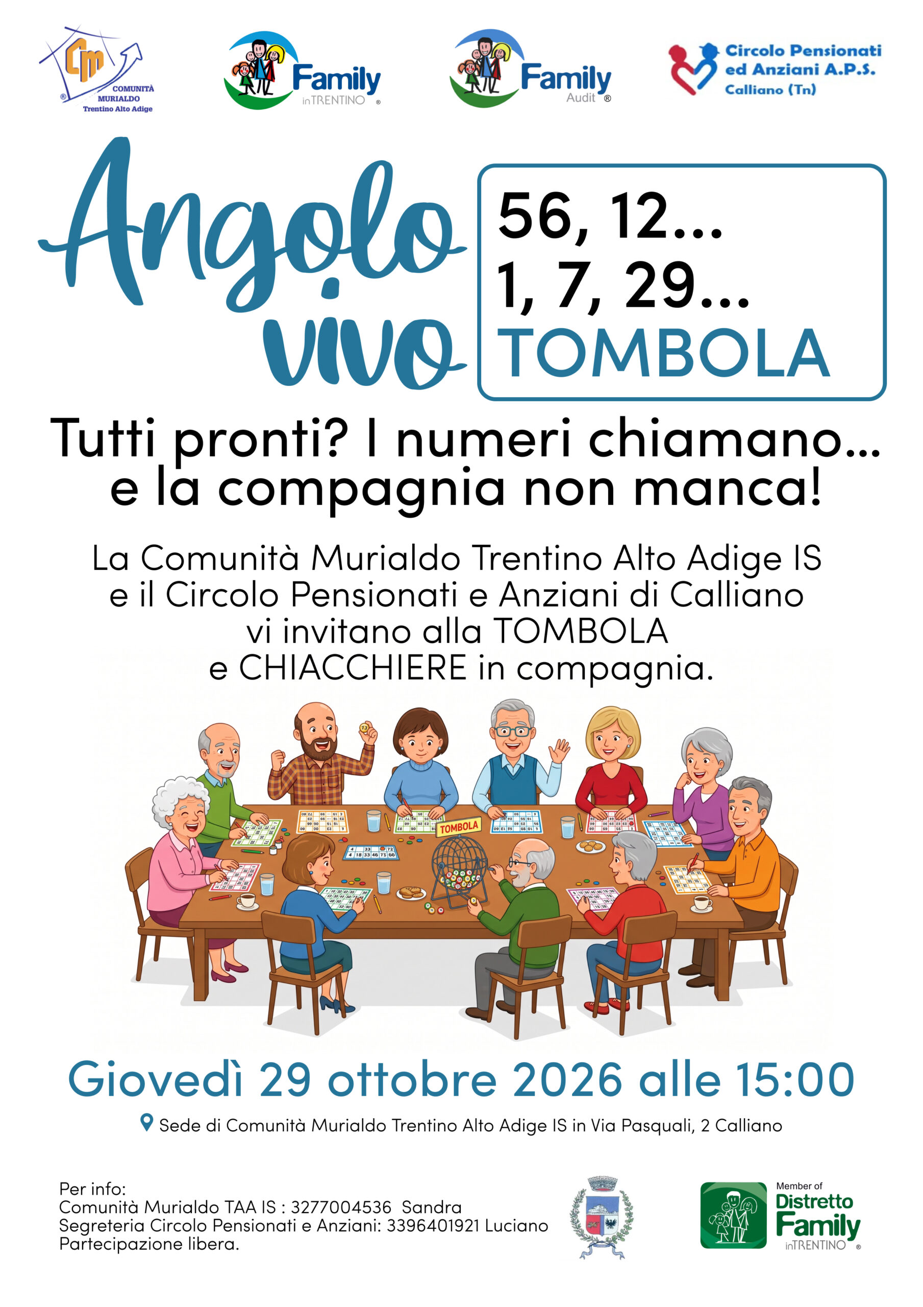 Angolo vivo tombola Calliano